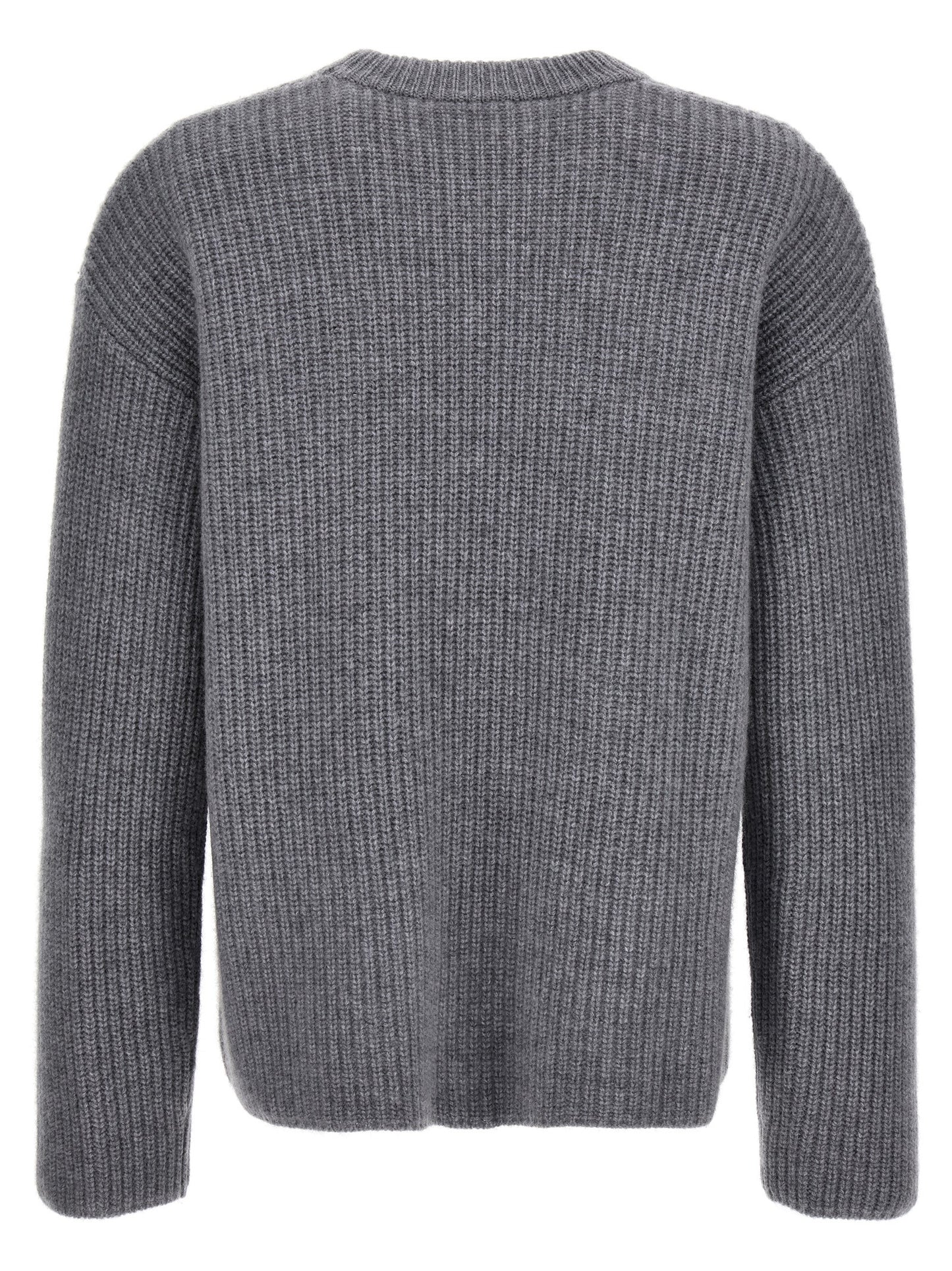 Cardigan by P.A.R.O.S.H. for women in cashmere gray features an crisp silhouette, showcasing a sophisticated and detail for a truly crisp finish.