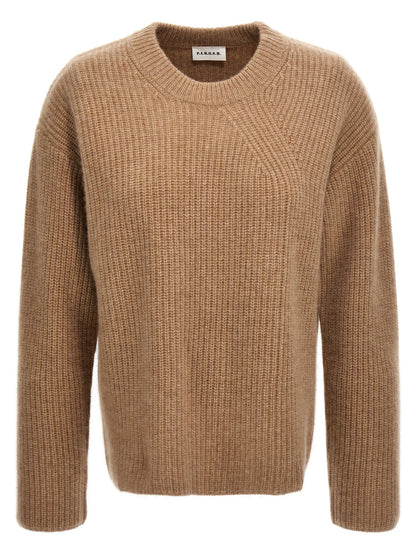 Cardigan by P.A.R.O.S.H. for women in cashmere beige features an impeccable silhouette, showcasing a sophisticated and detail for a truly impeccable finish.