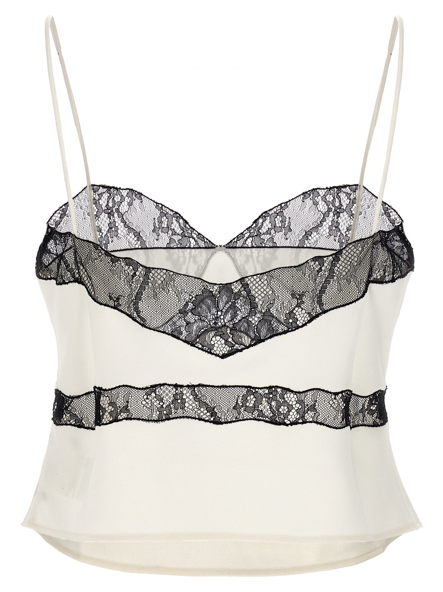 Blouse by The Andamane for women in polyester satin bicolour, black & white features an polished silhouette, showcasing a sophisticated and detail for a truly polished finish.