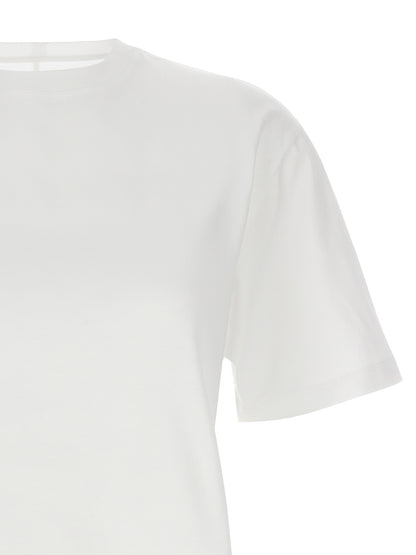 T-Shirt by Armarium for women in cotton white showcases a chic silhouette, artfully detailed with a chic crew neckline and for a chic finish.