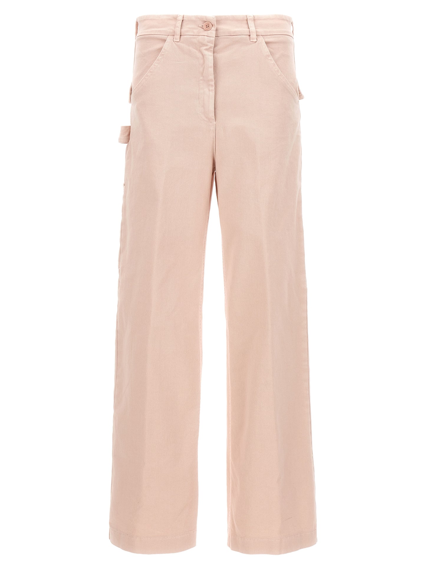 Cargo Pants by NUDE for women in cotton multicolor, nude & pink features an smart casual straight-leg and long, expertly tailored with a and smart casual utilitarian details for a sophisticated look.