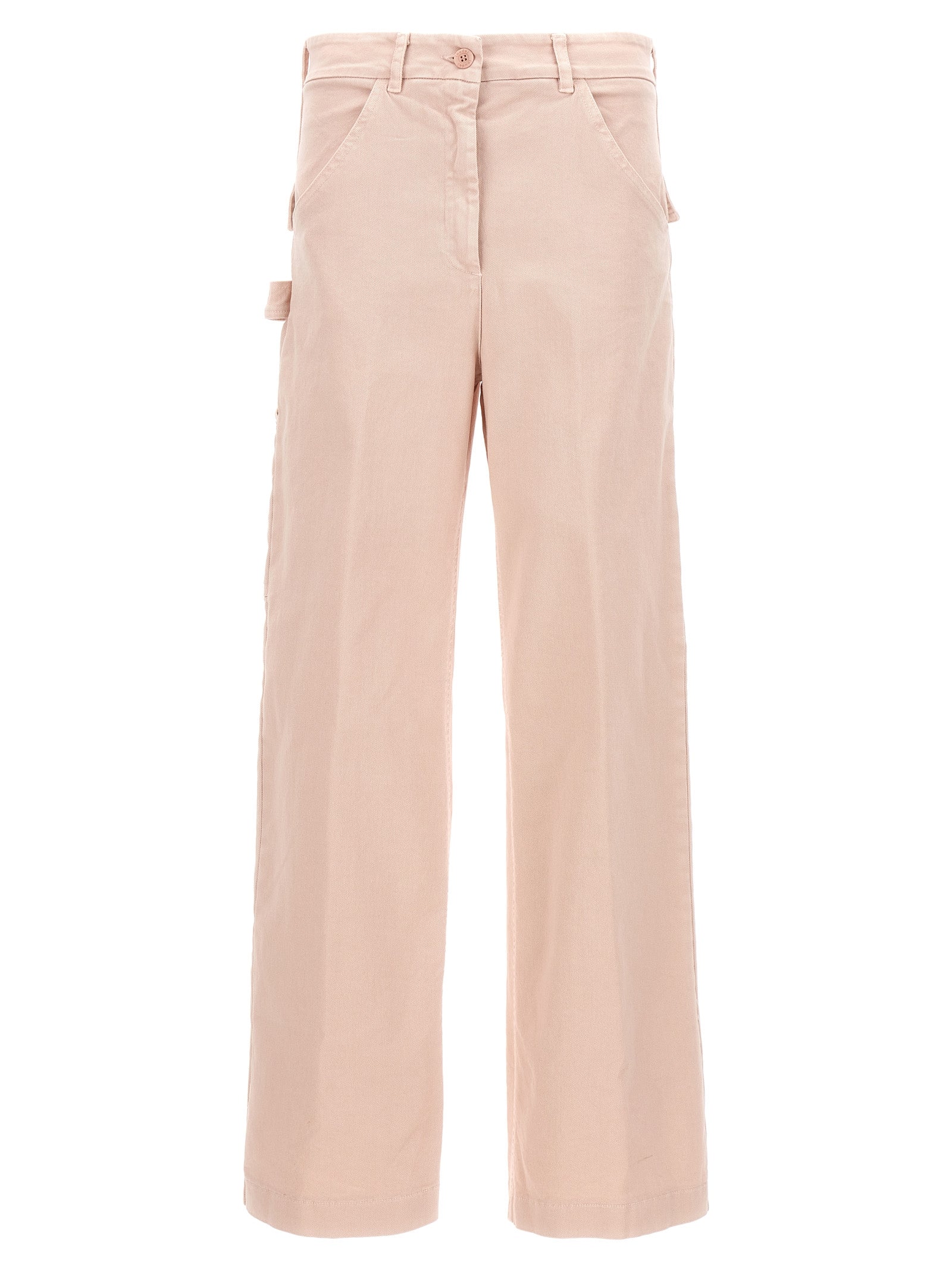 Cargo Pants by NUDE for women in cotton multicolor, nude & pink features an smart casual straight-leg and long, expertly tailored with a and smart casual utilitarian details for a sophisticated look.