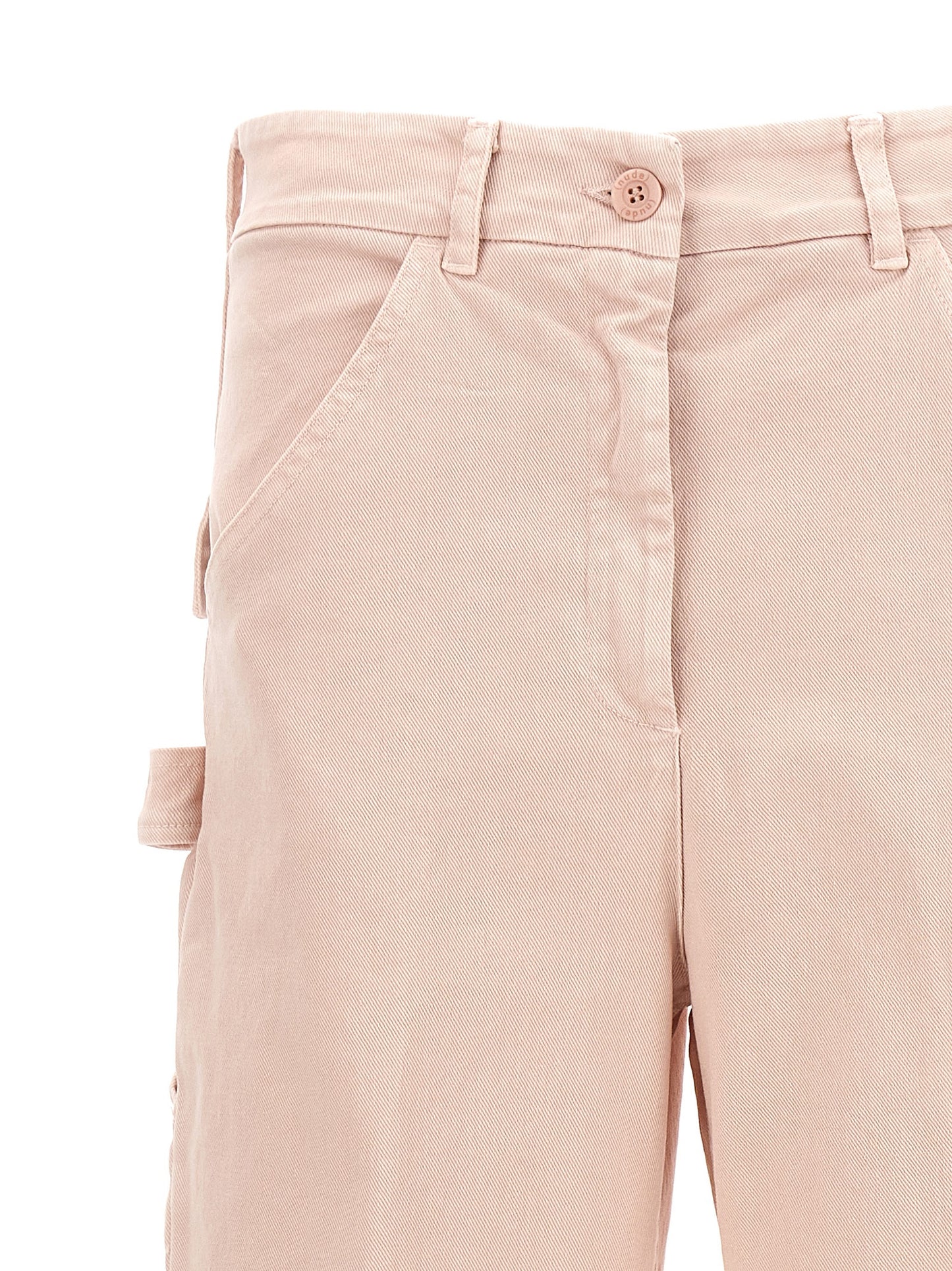Cargo Pants by NUDE for women in cotton multicolor, nude & pink features an tailored straight-leg with a and long, creating a tailored utilitarian silhouette.
