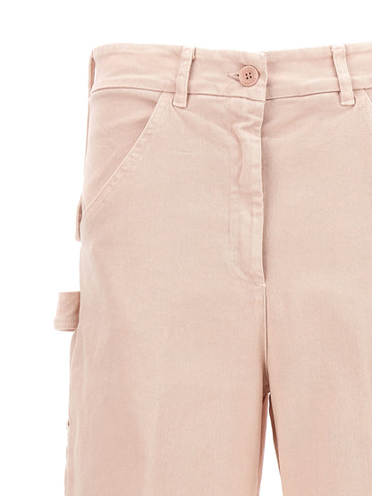 Cargo Pants by NUDE for women in cotton multicolor, nude & pink features an tailored straight-leg with a and long, creating a tailored utilitarian silhouette.