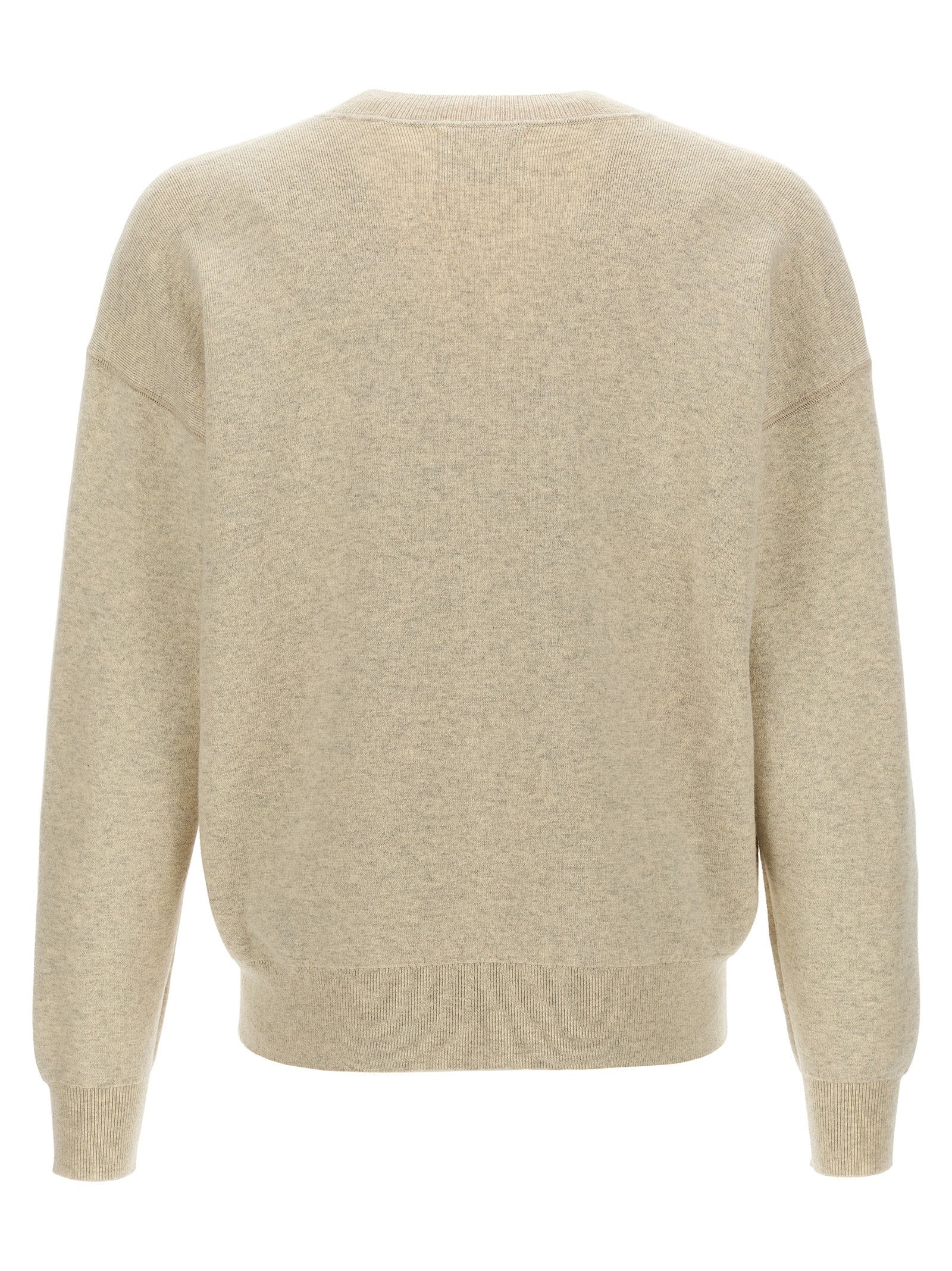 Cardigan by Isabel Marant for men in polyamide polyester viscose & cotton gray showcases a captivating silhouette, artfully detailed with a captivating and crew neckline for a truly sophisticated captivating look.