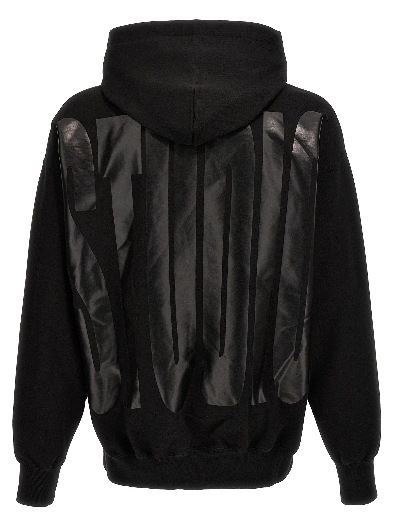 Sweatshirt Hoodie by 1989 Studio for men in cotton black & print features a authentic silhouette, showcasing a sophisticated hooded neckline and authentic detail for a refined finish.