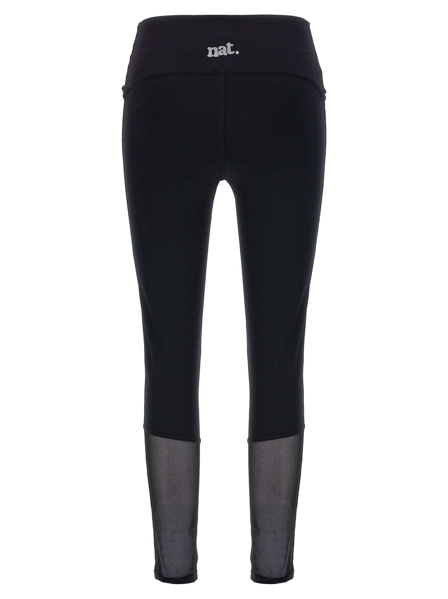 Activewear Leggings by NOT AFTER TEN for women in stretch polyamide black & print features an dynamic leggings with long and , showcasing functional .