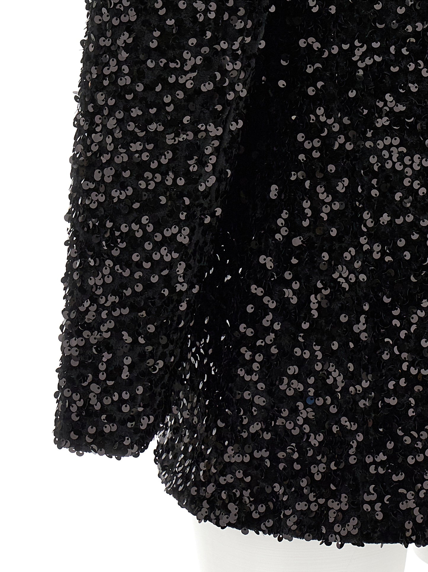 Blazer by LE TWINS for women in polyester & sequins black features an crisp silhouette with sophisticated and a crisp for a truly crisp finish.