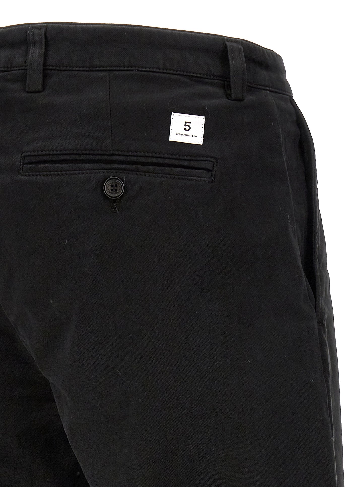 Casual Pants by Department 5 for men in stretch modal cotton black features a refined silhouette with a refined , defined by a and a refined long for a refined finish.