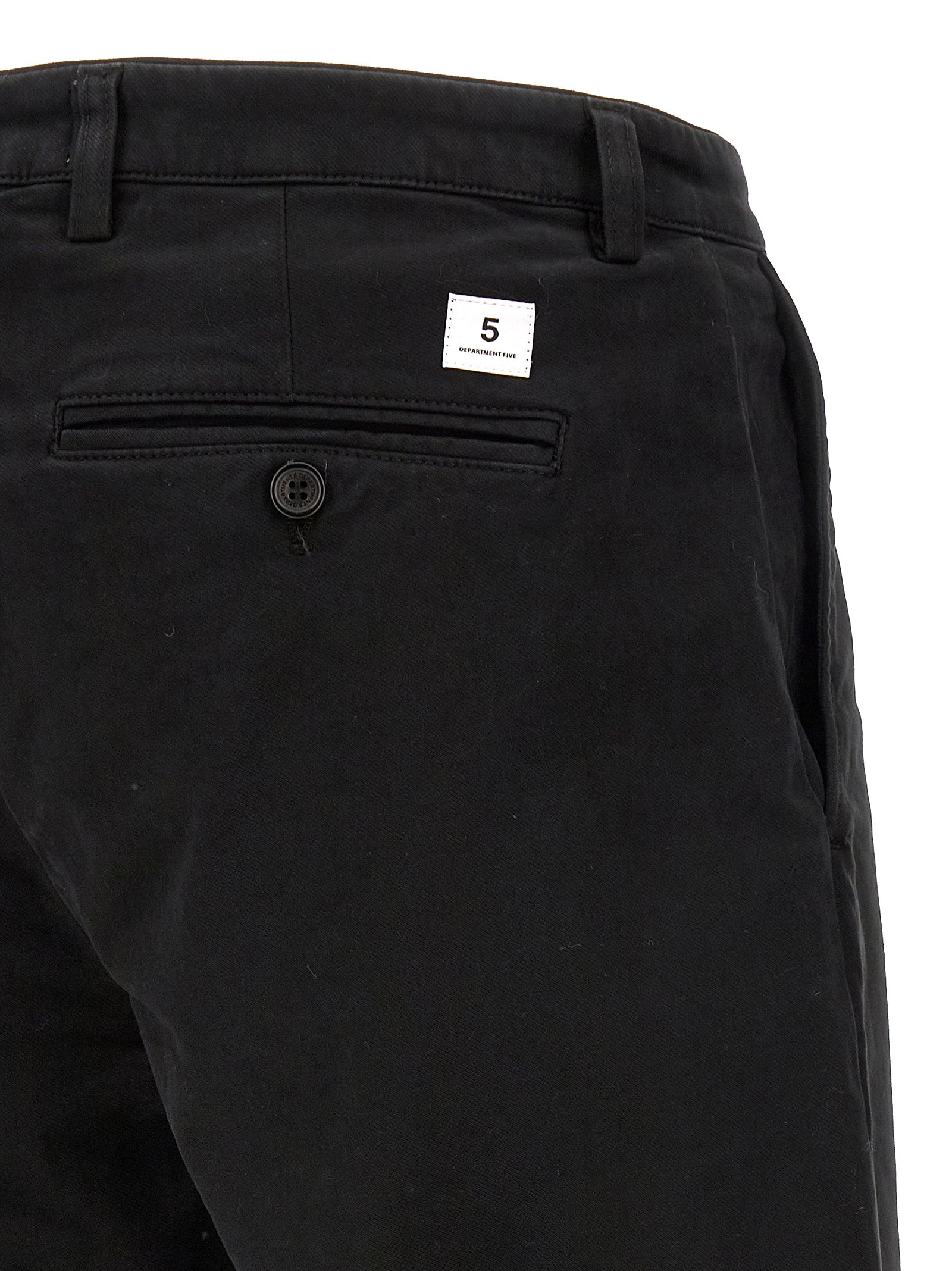 Casual Pants by Department 5 for men in stretch modal cotton black features a refined silhouette with a refined , defined by a and a refined long for a refined finish.
