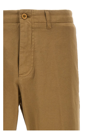 Casual Pants by Department 5 for men in cotton & rubber beige features a refined silhouette with a refined , defined by a and a refined long for a refined finish.