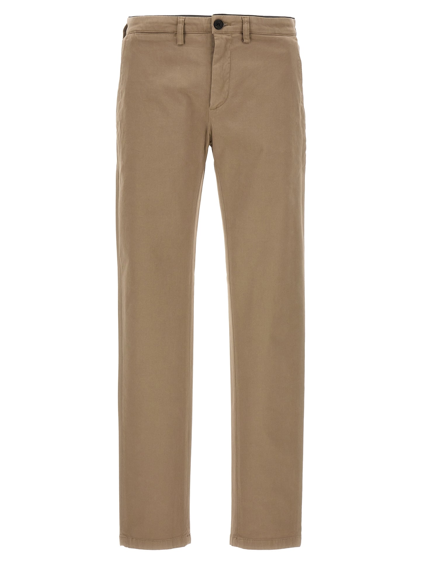 Casual Pants by Department 5 for men in stretch modal cotton beige presents a tailored silhouette, showcasing a tailored and long cut with a refined for a truly tailored aesthetic.