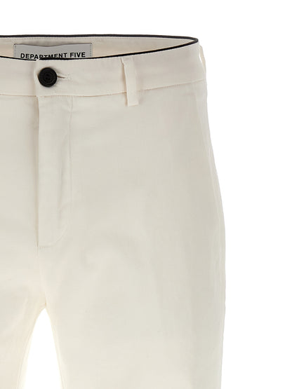 Pants by Department 5 for men in cotton & rubber white features a stylish silhouette with a stylish , long, and .