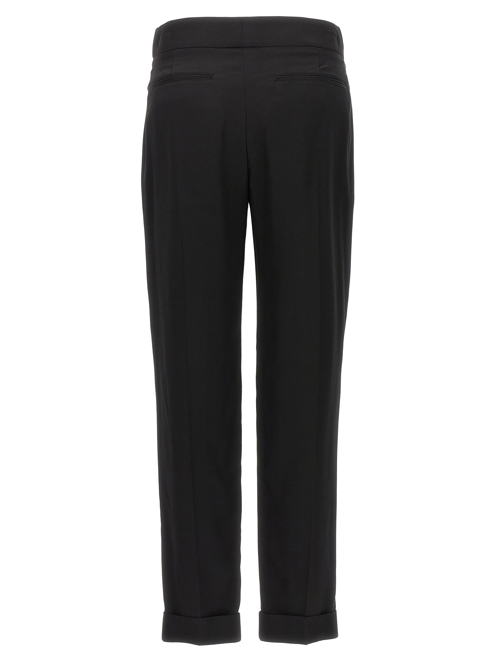 Trousers by Tom Ford for women in viscose black & gold features a tailored silhouette with a tailored , defined by its long and a sophisticated .