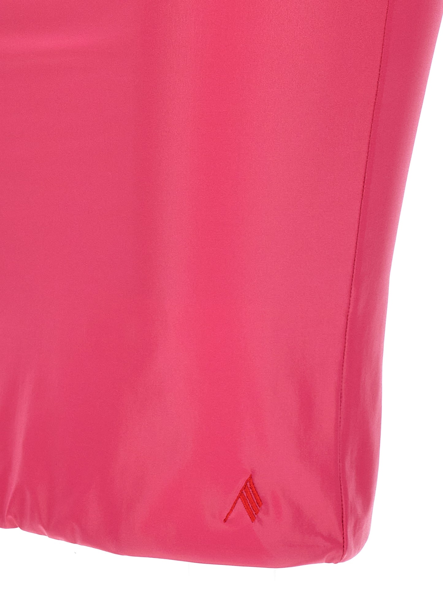 Skirt by The Attico for women in stretch polyamide fuchsia features a captivating silhouette, showcasing the captivating Women's Stretch Polyamide Mini Long Skirt design with a sophisticated mini long for a captivating look.
