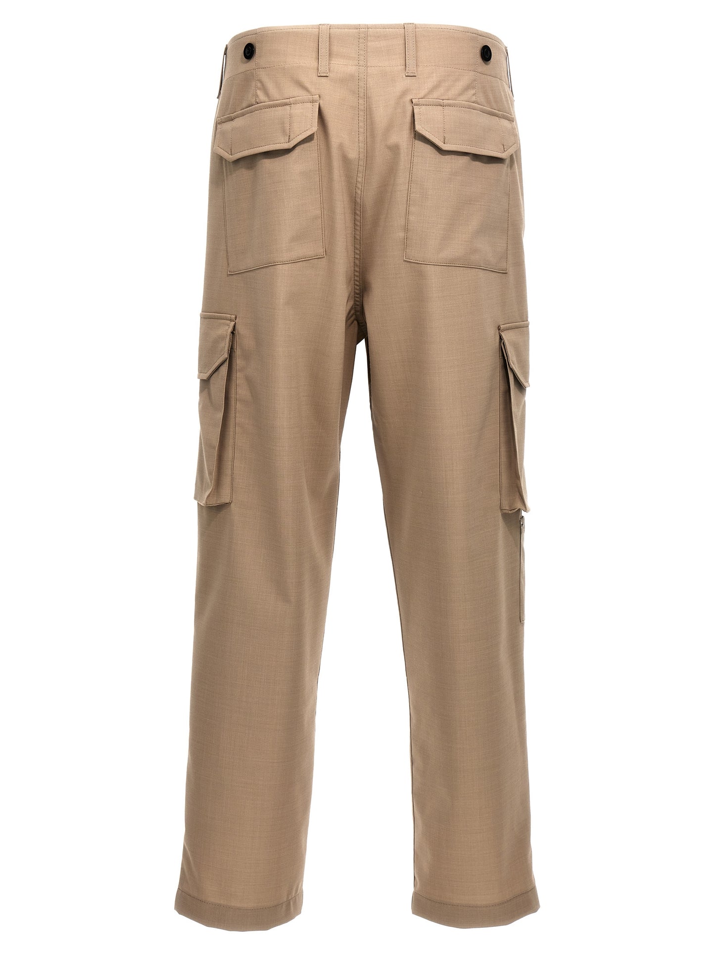 Cargo Pants by Department 5 for men in polyester & virgin wool beige features an stylish with a long and , expertly finished with stylish utility detailing.