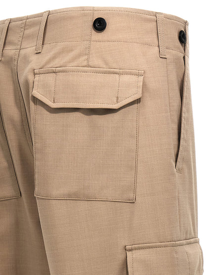 Cargo Pants by Department 5 for men in polyester & virgin wool beige features an stylish with a long and , expertly finished with stylish utility detailing.