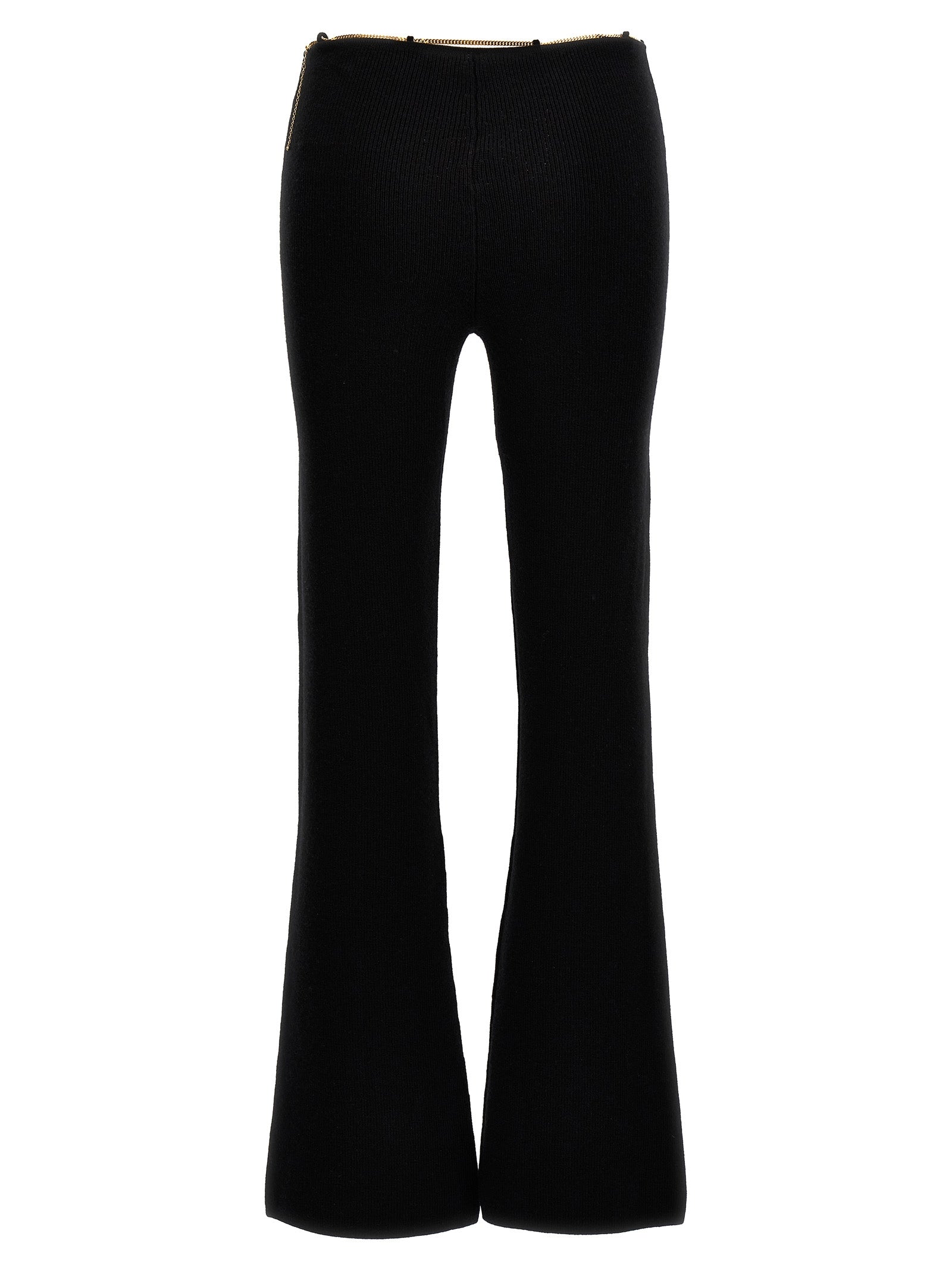 Casual Pants by Alexander Wang for women in polyamide & wool black & gold features a refined silhouette with a refined , defined by a and a refined long for a refined finish.