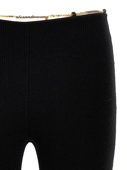 Casual Pants by Alexander Wang for women in polyamide & wool black & gold features an sophisticated and with a precise long, creating a sophisticated and sophisticated silhouette.