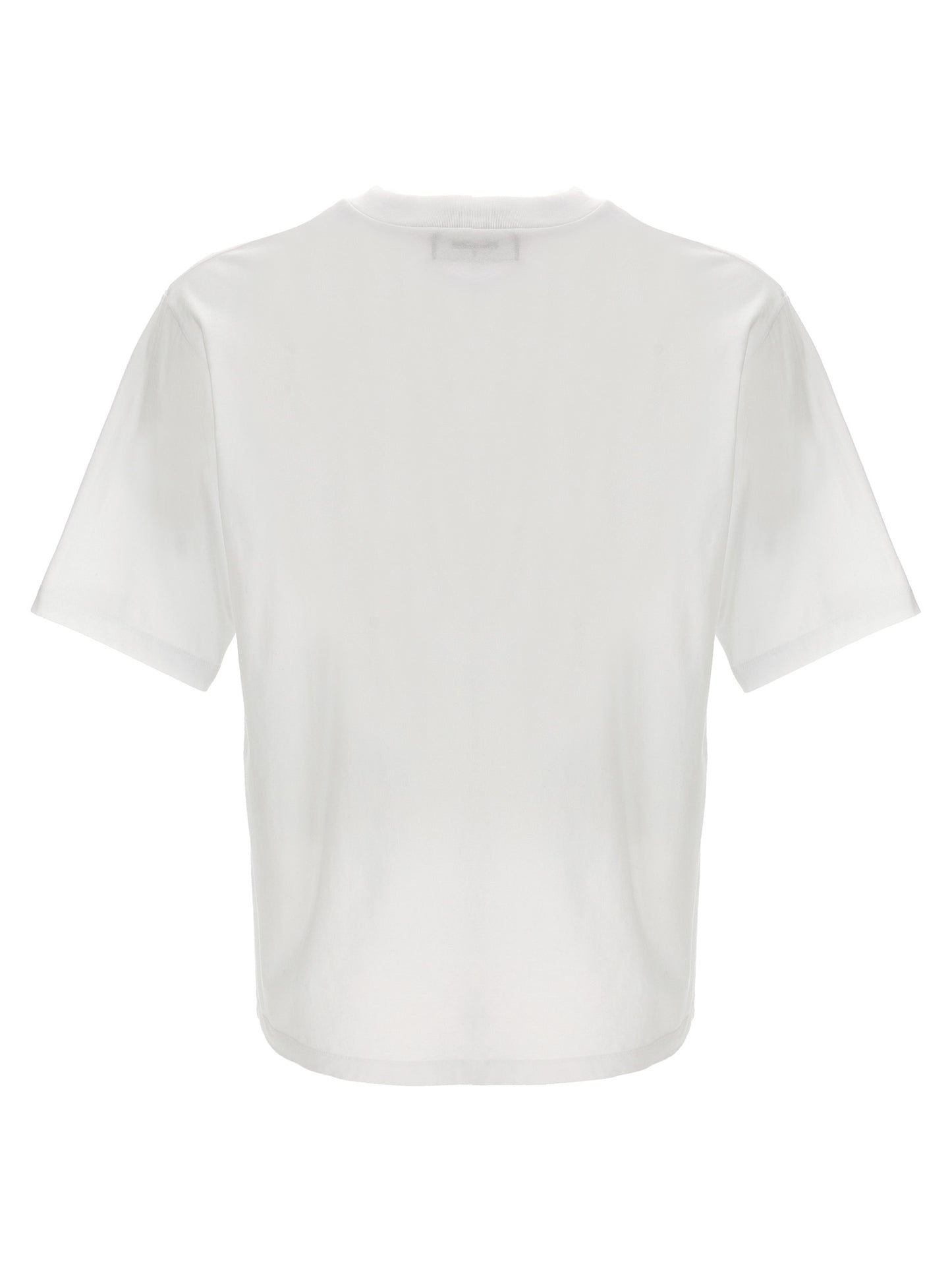 T-Shirt by Dsquared² for men in cotton bicolour, black, white & print features a plush silhouette, showcasing a sophisticated crew neckline and for a truly plush finish.