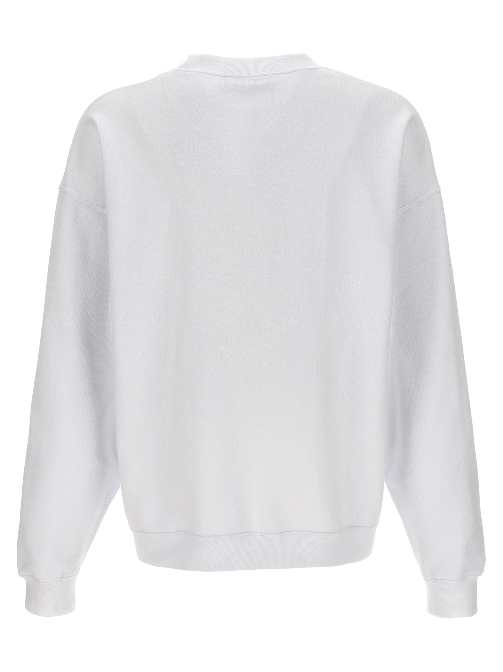 Sweatshirt by Dsquared² for men in cotton white & print features a unrivaled silhouette with a refined crew neckline and unrivaled detailing for a sophisticated look.
