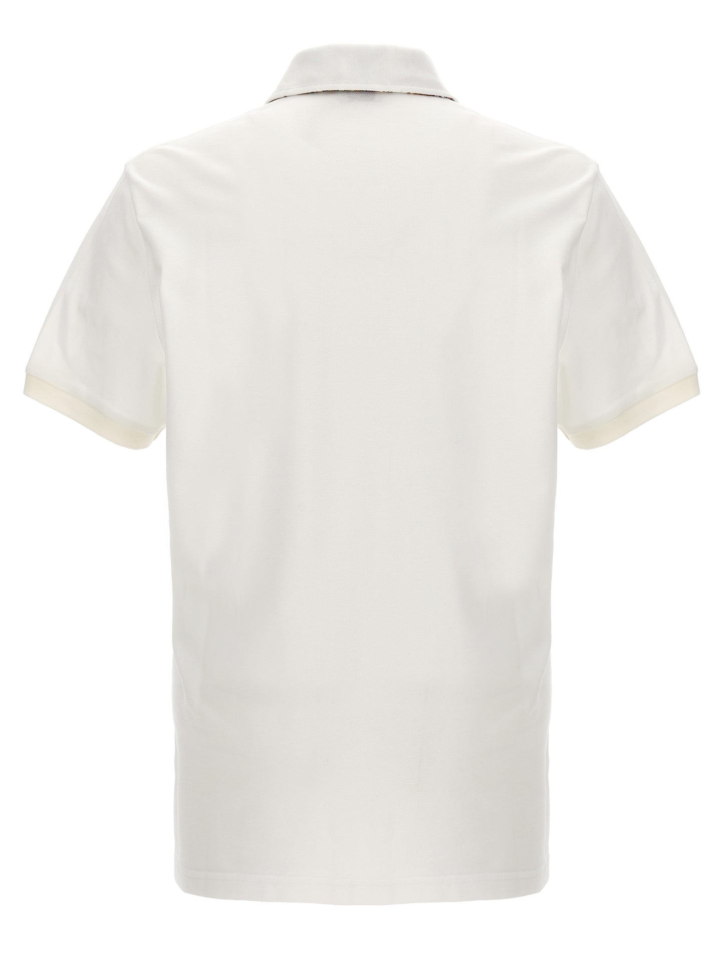 Polo Shirt by Etro for men in cotton white presents a crisp silhouette, artfully detailed with a crisp and crisp .