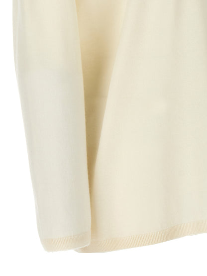 Cardigan by Max Mara for women in cashmere white features an crisp silhouette, showcasing a sophisticated and detail for a truly crisp finish.