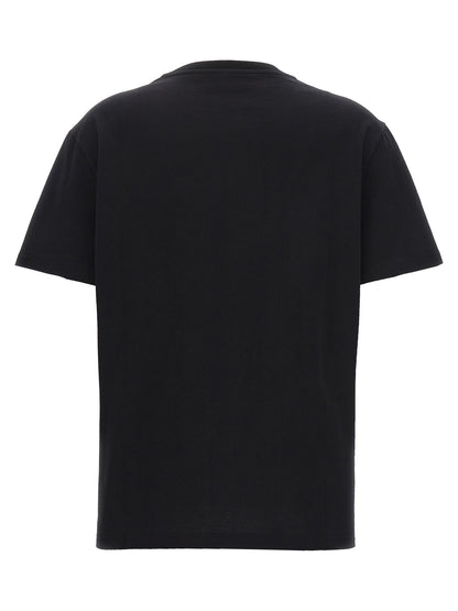 T-Shirt by Etro for women in cotton black showcases a unassuming silhouette, artfully detailed with a refined crew neckline and unassuming for a sophisticated, contemporary look.