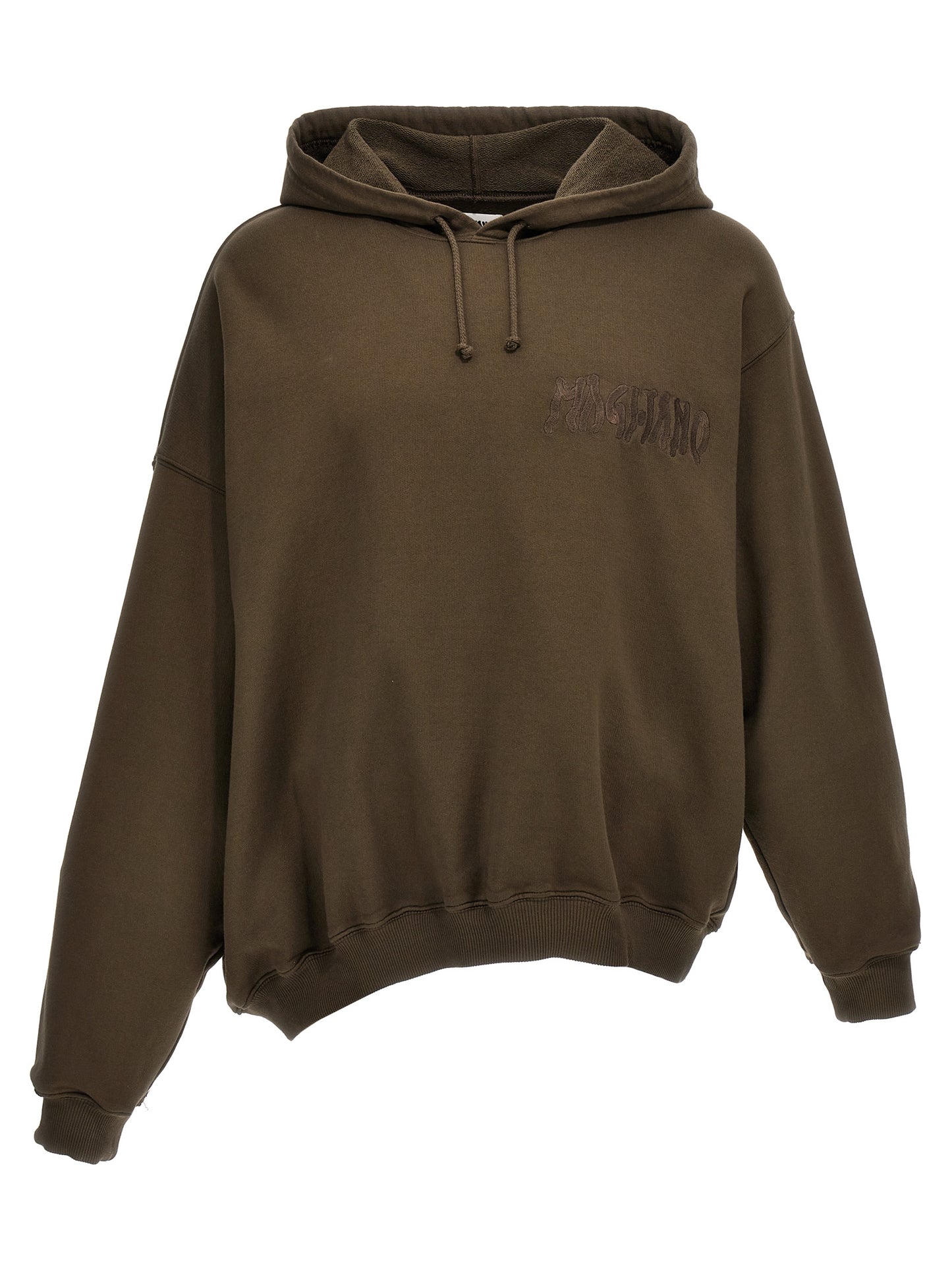 Sweatshirt Hoodie by Magliano for men in cotton brown features a authentic silhouette, showcasing a sophisticated hooded neckline and authentic detail for a refined finish.