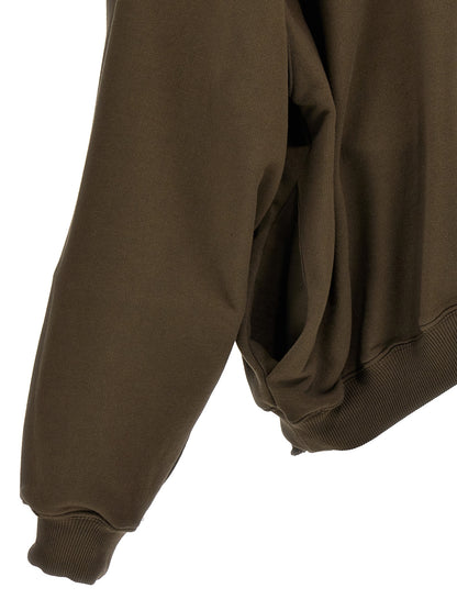 Sweatshirt Hoodie by Magliano for men in cotton brown features an dramatic silhouette, showcasing a sophisticated and dramatic for a refined, modern aesthetic.