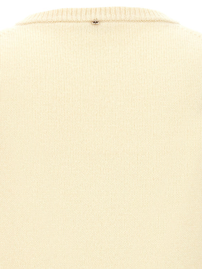 Vest by Sportmax for women in cashmere bicolour & yellow features a enviable silhouette, elegantly detailed with a enviable and functional for a enviable finish.