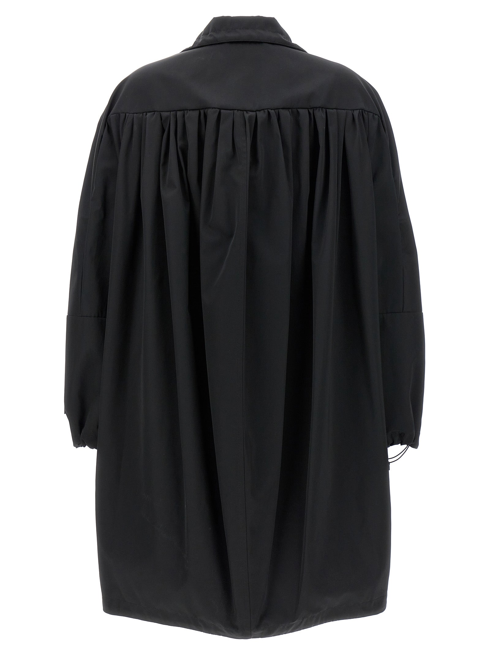 Hooded Parka by Marni for women in cotton polyester satin black features a modern silhouette, showcasing a sophisticated hooded neckline and premium hooded for a truly modern finish.