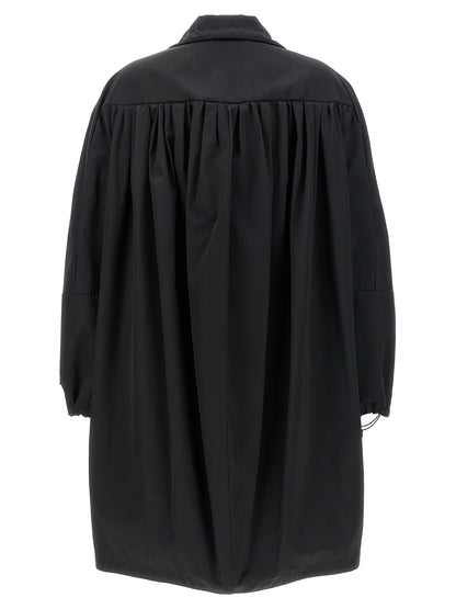 Hooded Parka by Marni for women in cotton polyester satin black features a modern silhouette, showcasing a sophisticated hooded neckline and premium hooded for a truly modern finish.
