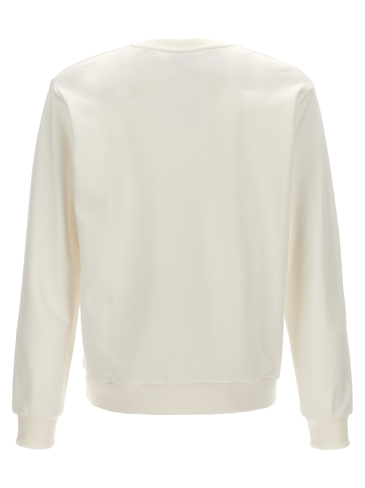 Sweatshirt by A.P.C. for men in organic cotton bicolour, black, white & print features an enviable silhouette, showcasing a premium and refined crew neckline for a truly enviable finish.