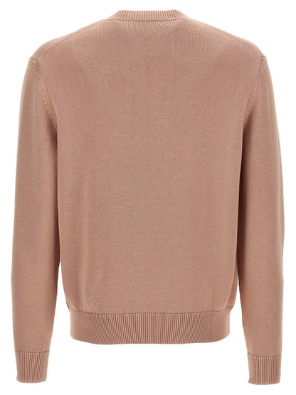 Cardigan by Etro for men in cotton multicolor, pink & signature showcases a luxurious silhouette, meticulously detailed with a sophisticated crew neckline and for a refined finish.