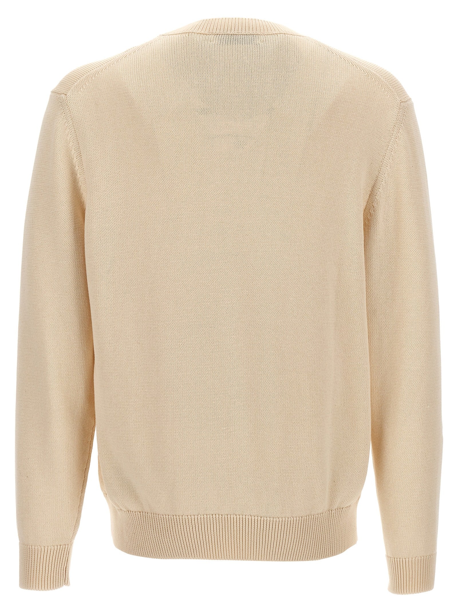 Cardigan by Etro for men in cotton beige features a nuanced silhouette with a refined crew neckline and nuanced detailing for a sophisticated look.