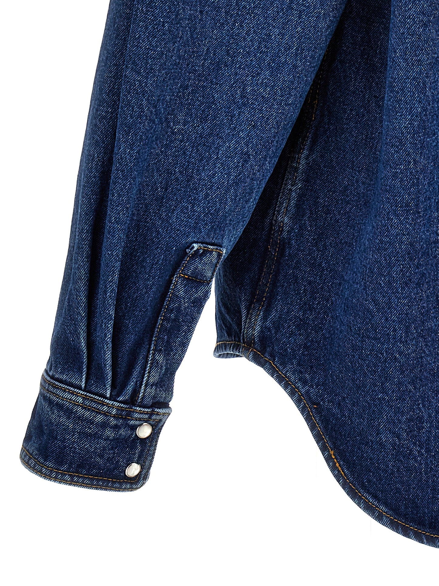 Trucker Jacket by Palm Angels for men in denim cotton blue & monogram features a dramatic silhouette, showcasing a sophisticated and distinctive for a dramatic aesthetic.