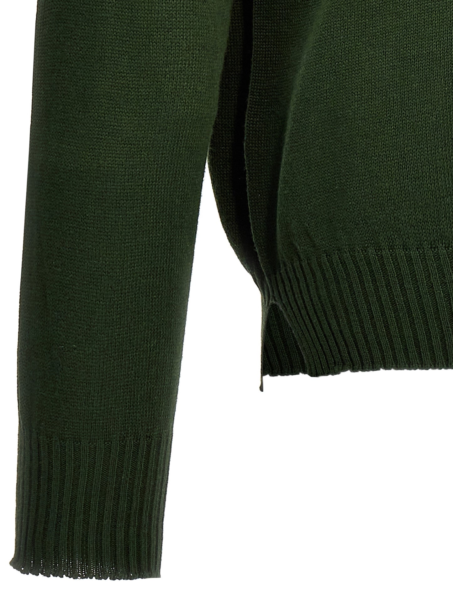 Cardigan by MA'RY'YA for men in modacrylic cotton & cashmere bicolour & green features an crisp silhouette, showcasing a sophisticated and detail for a truly crisp finish.