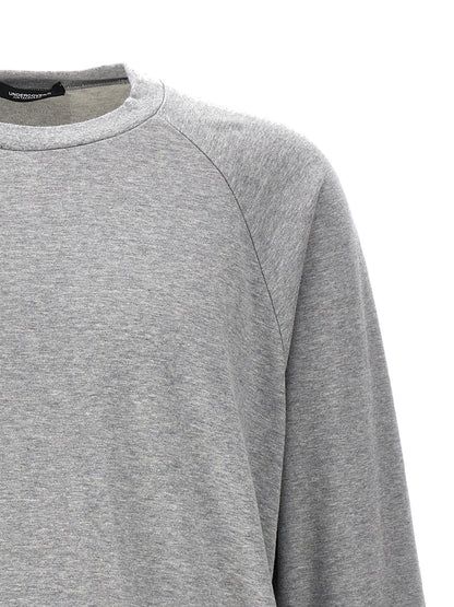 Sweatshirt by Undercover for men in cotton gray & signature features a unrivaled silhouette with a refined crew neckline and unrivaled detailing for a sophisticated look.