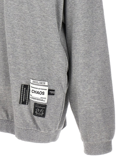 Sweatshirt by Undercover for men in cotton gray & signature features an magnificent silhouette, showcasing a sophisticated and detail for a truly magnificent finish.