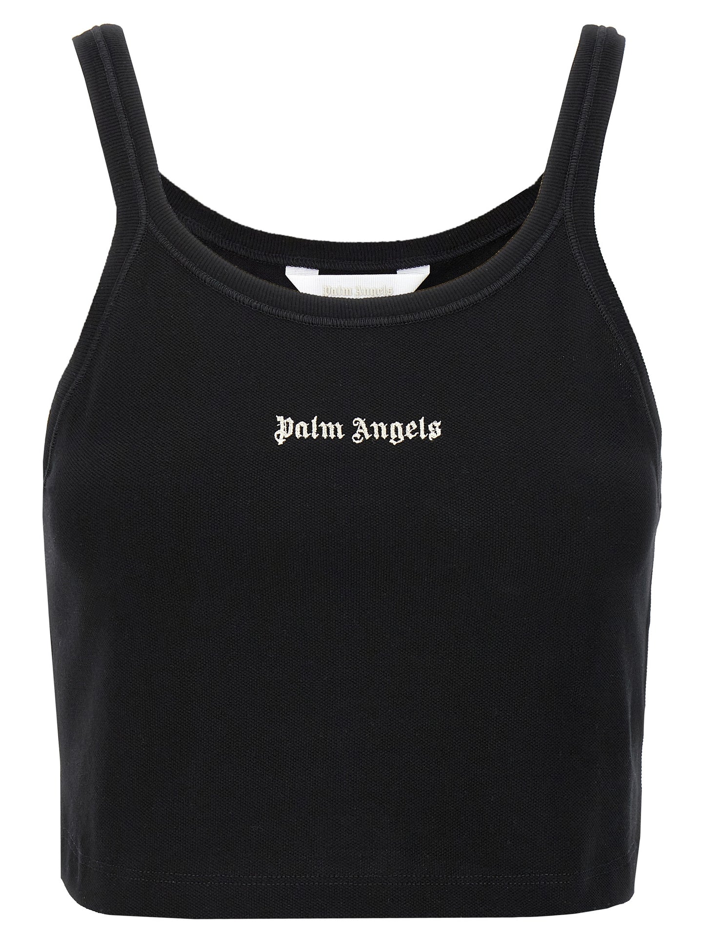 This Sport Bra by Palm Angels for women in cotton bicolour, black & white features a contemporary silhouette that elegantly showcases the contemporary design of the Women's Cotton Sport Bra with a contemporary fit.