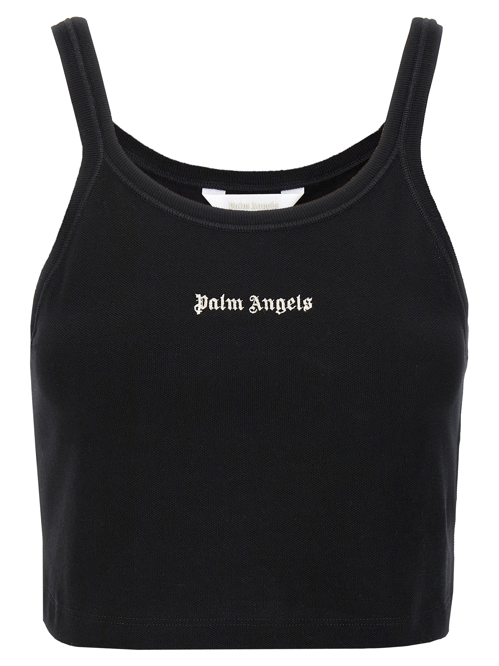 This Sport Bra by Palm Angels for women in cotton bicolour, black & white features a contemporary silhouette that elegantly showcases the contemporary design of the Women's Cotton Sport Bra with a contemporary fit.