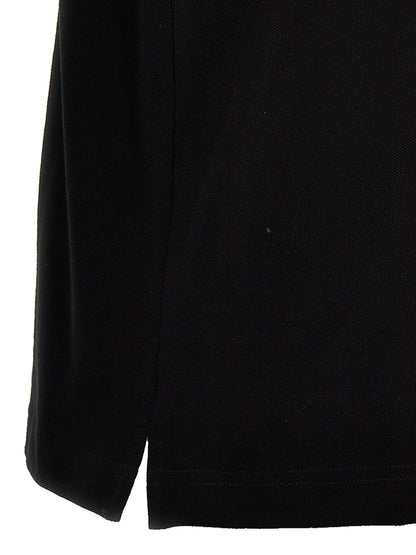 Polo Shirt by Palm Angels for men in cotton polyester black & monogram presents a crisp silhouette, artfully detailed with a crisp and crisp .