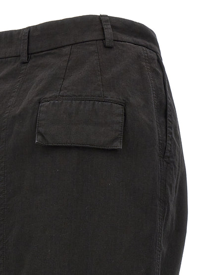 Skirt by Armarium for women in cotton black features a captivating silhouette, showcasing the captivating Women's Cotton Mini Skirt design with a sophisticated mini for a captivating look.