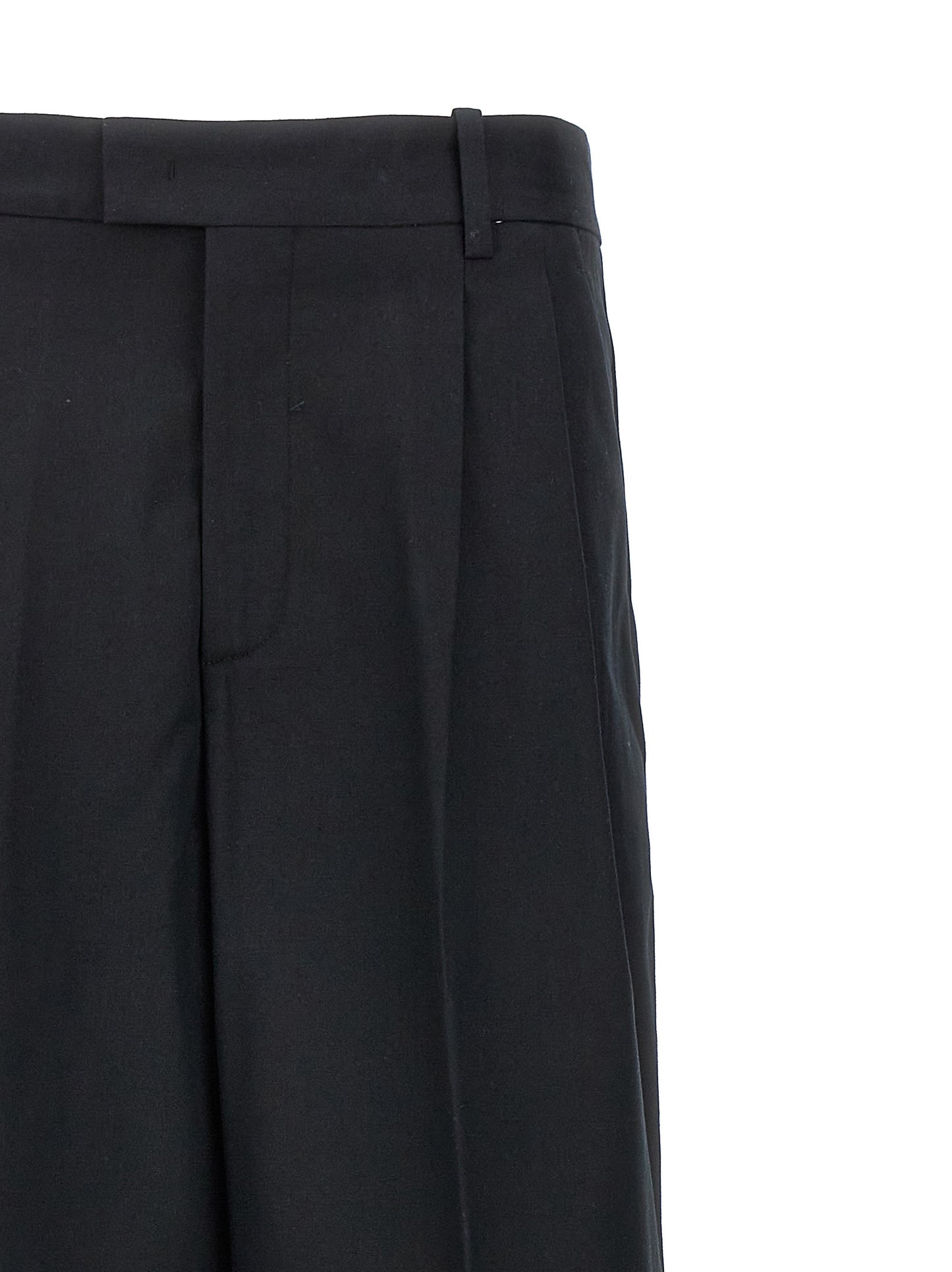 Palazzo Pants by Armarium for women in linen & cotton black features a refined silhouette with a refined wide, defined by a high rise and a refined long for a refined finish.