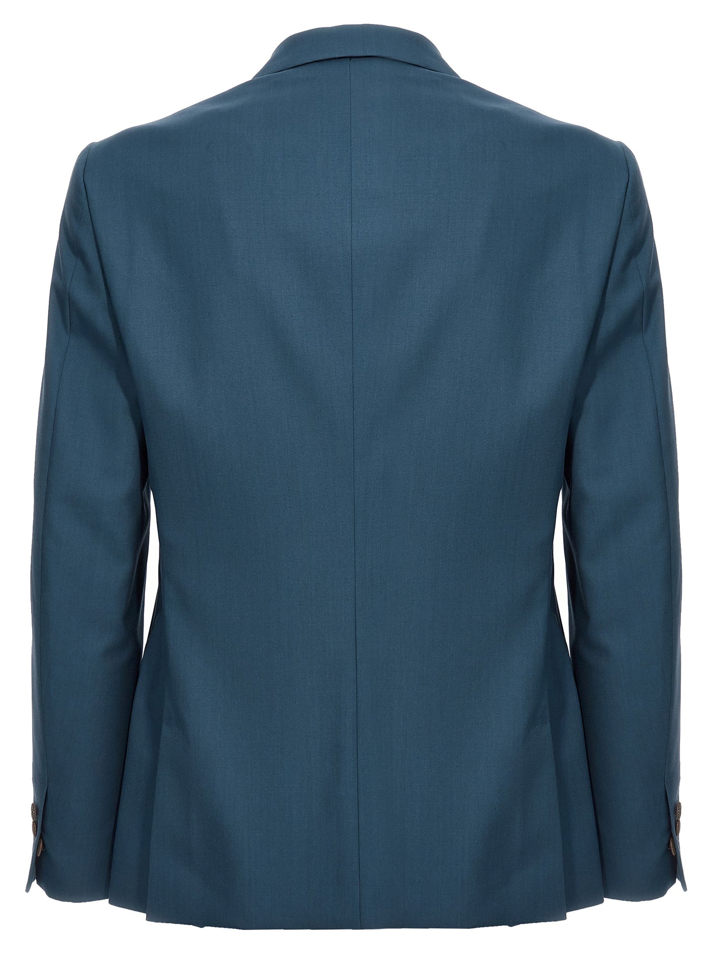 Blazer by MAURIZIO MIRI for men in wool blue features an stylish silhouette, showcasing a sophisticated and stylish for a truly stylish finish.