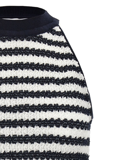 T-Shirt by ANTONINO VALENTI for women in stretch polyamide cotton multicolor & striped features an on trend silhouette, perfectly showcasing a on trend and for an elevated aesthetic.