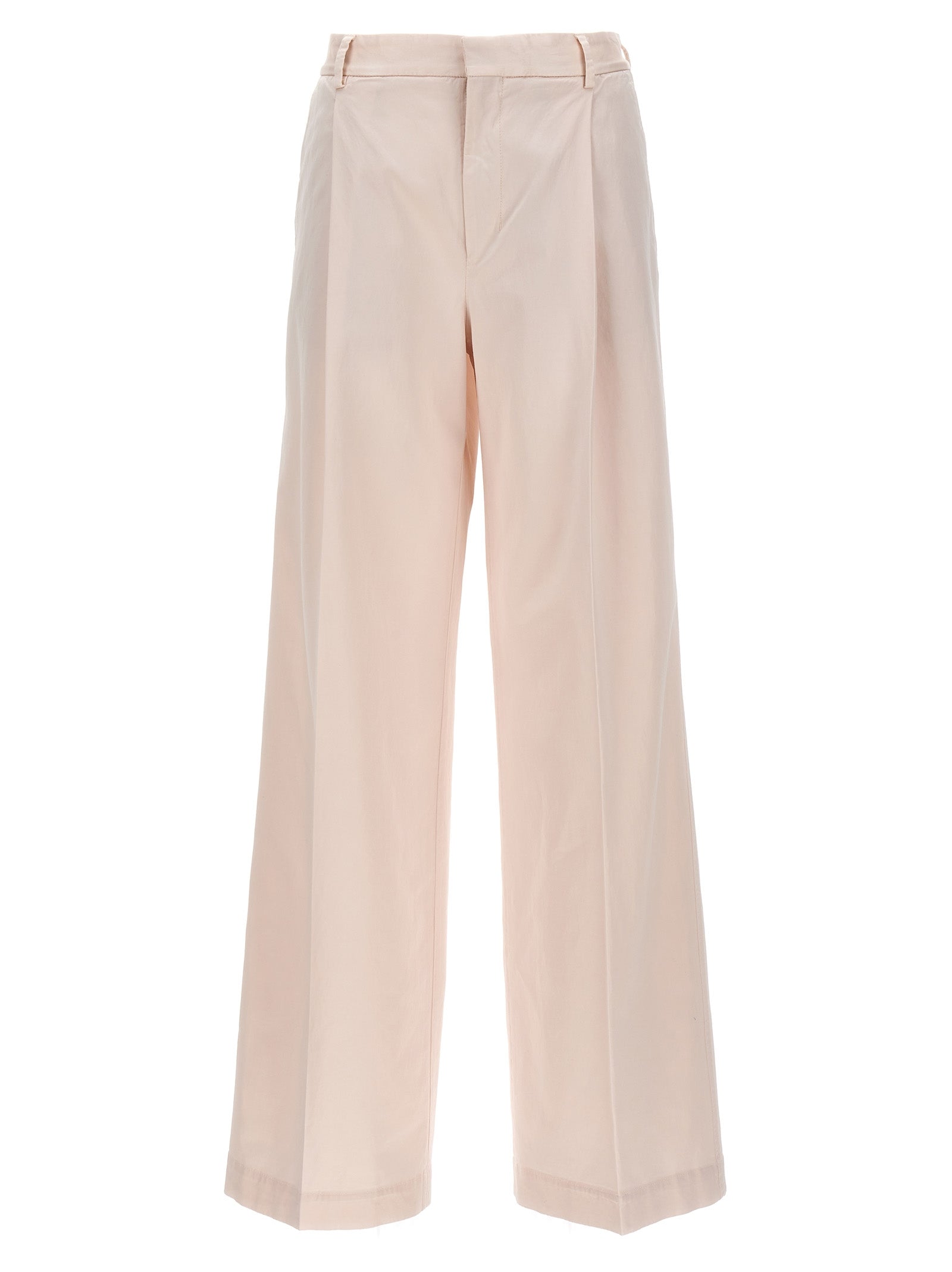Casual Pants by CELLAR DOOR for women in stretch viscose cotton multicolor & pink features a refined silhouette with a refined wide, defined by a and a refined long for a refined finish.