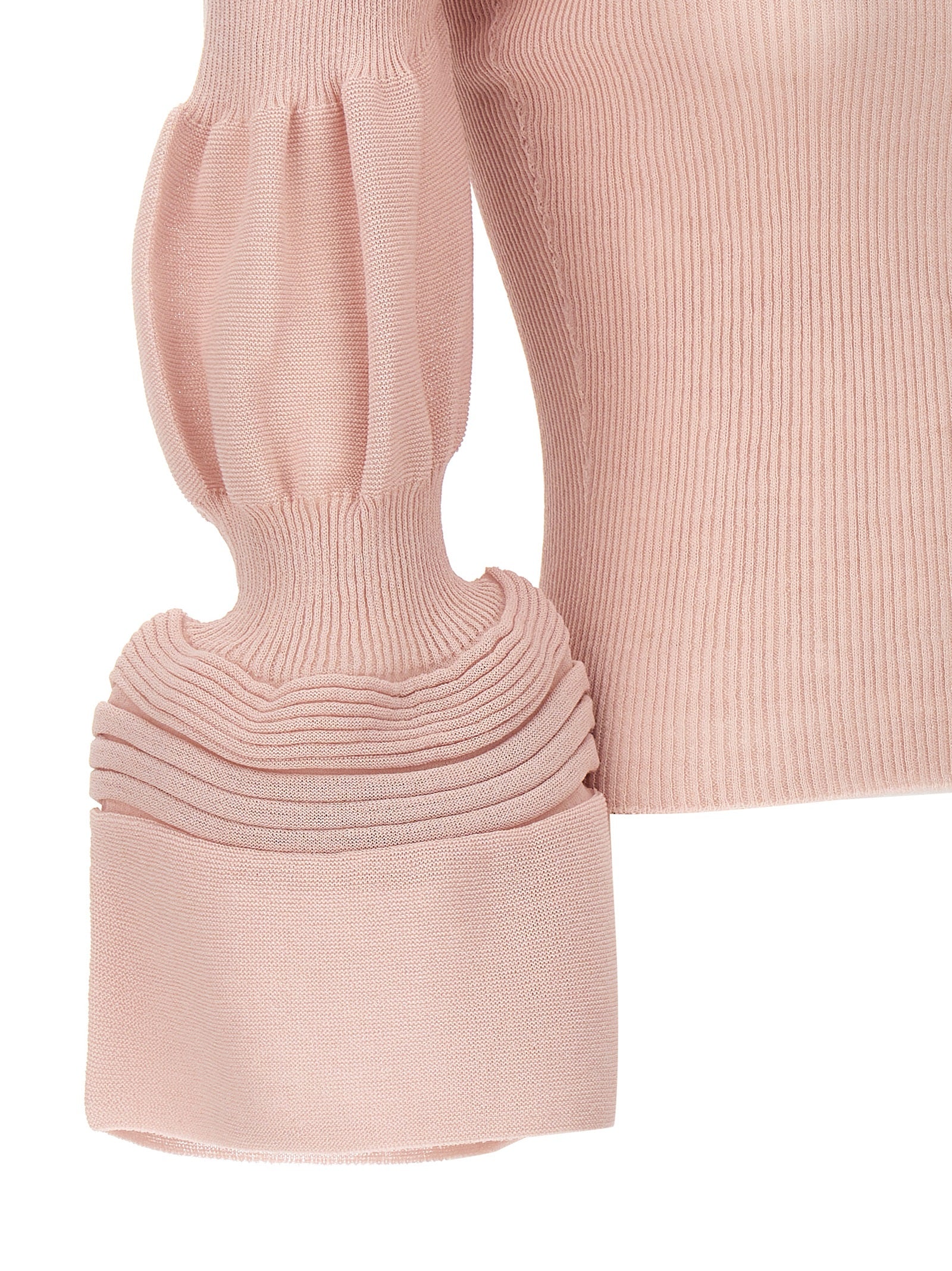 Sweatshirt by Issey Miyake for women in ramie & polyester multicolor & pink features a unrivaled silhouette with a refined and unrivaled detailing for a sophisticated look.