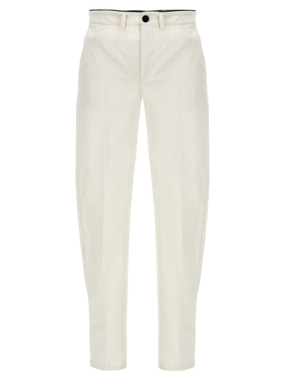 Casual Pants by Department 5 for men in stretch cotton white features a refined silhouette with a refined , defined by a and a refined long for a refined finish.